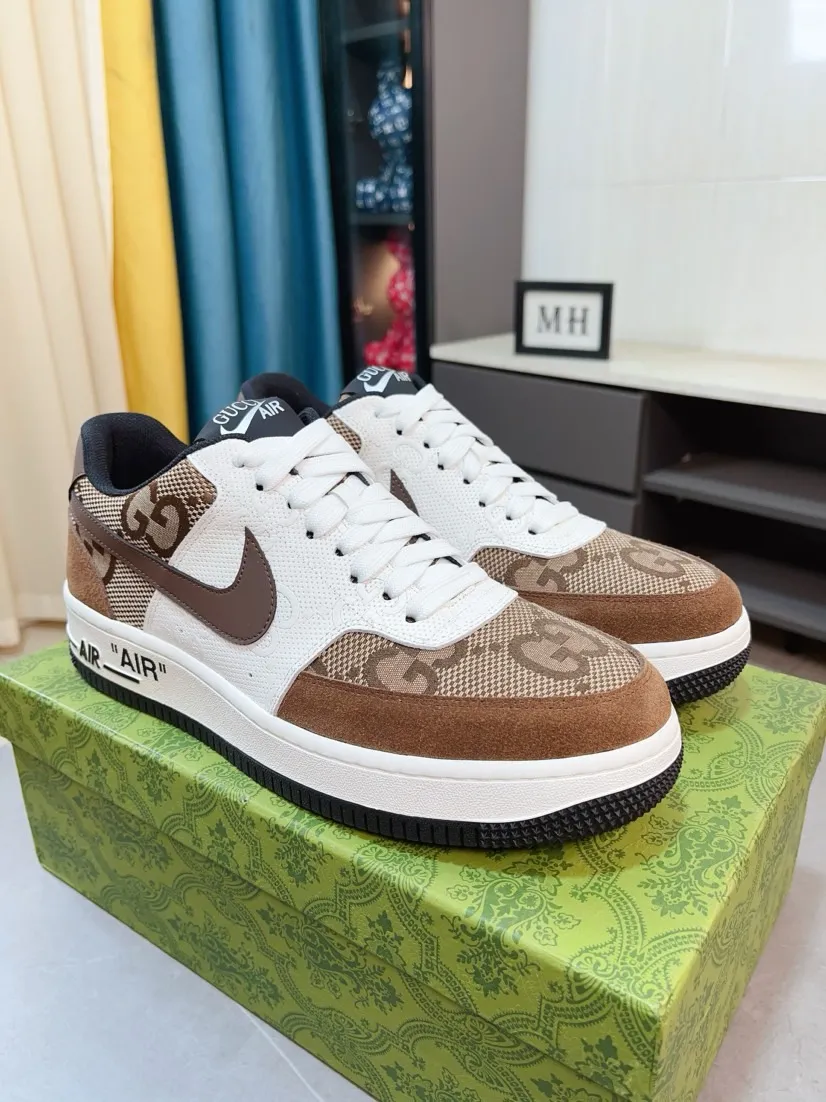 Men's shoes 💰440🌹🌹GUCCI [Gucci] New high-end brand of men's shoes, the latest fashionable casual men's shoes, trendy and versatile style, relaxed and sporty style, uppers imported from Italy, first-layer cowhide, genuine leather lining and ultra-fine workmanship. Original personalized fashionable rubber wear-resistant outsole, light and comfortable on the foot, size 38-44
